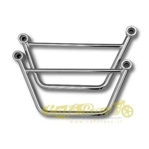 Rahmen Halterungen Spaan Chrom Taschen Klick Fix für Moto Guzzi California Stone - Bild 1 von 1