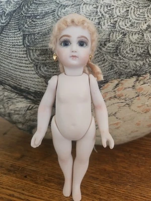 Muñeca Artista Cathy Hansen Todo Bisque 6" Muñeca con Ojos de Cristal Foto 1 de 4