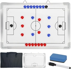 Magnetisches Fußball Coaching Board, doppelseitiges Whiteboard mit Marker - Bild 1 von 9