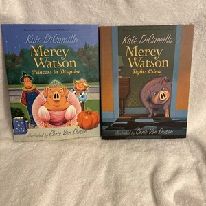 Kate DiCamillo, MERCY WATSON, lot of 2 paperback books, Pig Piggy, Easy Chapters - Picture 1 of 2