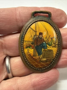 Alte zuverlässige Kaffee 100% reine Taschenuhr Anhänger Gewürzmühlen OH Antik - Bild 1 von 8