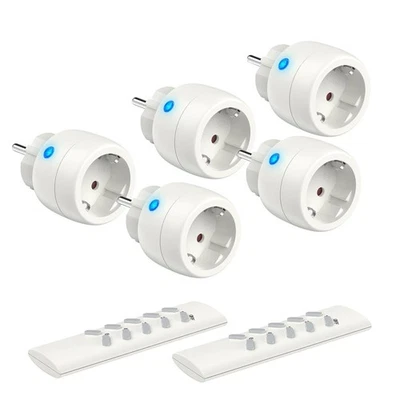 Funksteckdosen Set mit Fernbedienung und Kindersicherung für elektrische Geräte - Bild 1 von 2