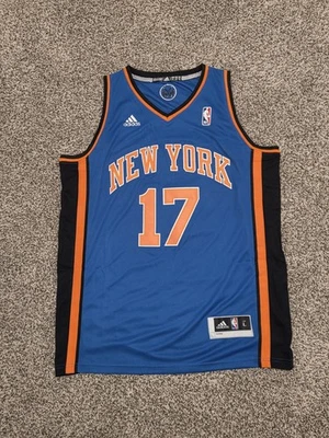 Nuevo sin etiquetas #17 Jeremy Lin New York Knicks Jersey Azul Grande Nuevo Sin Etiqueta Foto 1 de 2