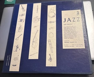 JAZZ NEW ORLEANS 3 LP FOLKWAYS RECORDS FJ 2803 w BOOKLET 1ST PRESS JELLY ROLL - Picture 1 of 5