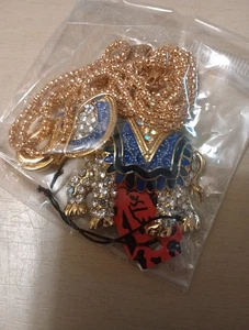 Betsey Johnson Halskette mit Strass Elefant Anhänger - Bild 1 von 1