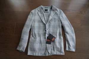 Brand New Ermenegildo Zegna Couture XXX Grey Cashmere-Silk Blazer Size 48 - Picture 1 of 6