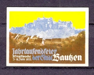 426369/ Reklamemarke – Jahrtausendfeier der Stadt Bautzen 1933 - Bild 1 von 1