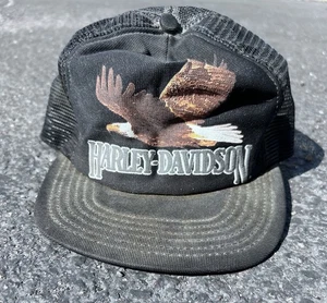 Sombrero de camionero Harley Davidson Screaming Eagle de colección hecho en EE. UU. Motociclista años 80 - Imagen 1 de 4