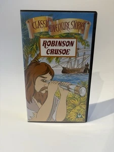 Classic Adventure Stories Robinson Crusoe | VHS | 1988 - Picture 1 of 3