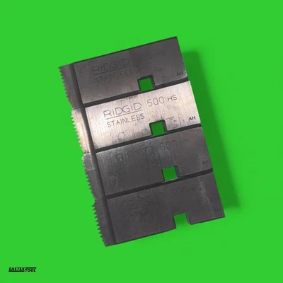 RIDGID 50765 3/4'' NPT RH HIGH SPEED STAINLESS STEEL 500 MONO DIE SET - Image 1 of 4