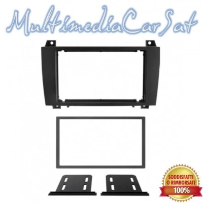 Mascherina Autoradio Radio 2 Doppio DIN Nero Mercedes CLK dal 2006 -  03626 - Immagine 1 di 2