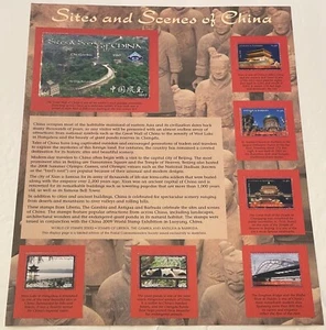 Postal Commemorative Society World Of Stamps Series SITES & SCENES OF CHINA - Picture 1 of 1