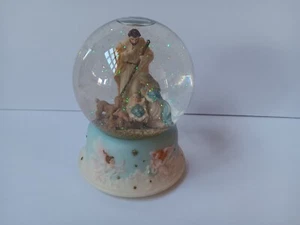 Seraphim Classics Glitter Dome The Holy Family Musical Snow Globe - Works  - Picture 1 of 17