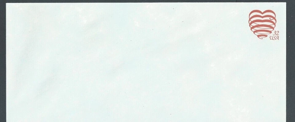 U637 32c Red On White Mint Entire Size 23 Recycled Paper - Image 1 of 1