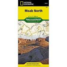 National Geographic Moab North Trails Illustrated Topo Map #500 - Utah