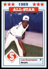 1989 Southern League All-Stars Luis Encarnacion Memphis Chicks #22