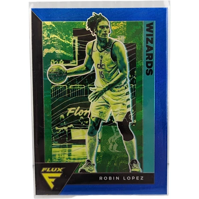 Robin Lopez - 2020-21 NBA Panini Flux - Blue Prizm Holo SP - #180 - Image 1 of 2