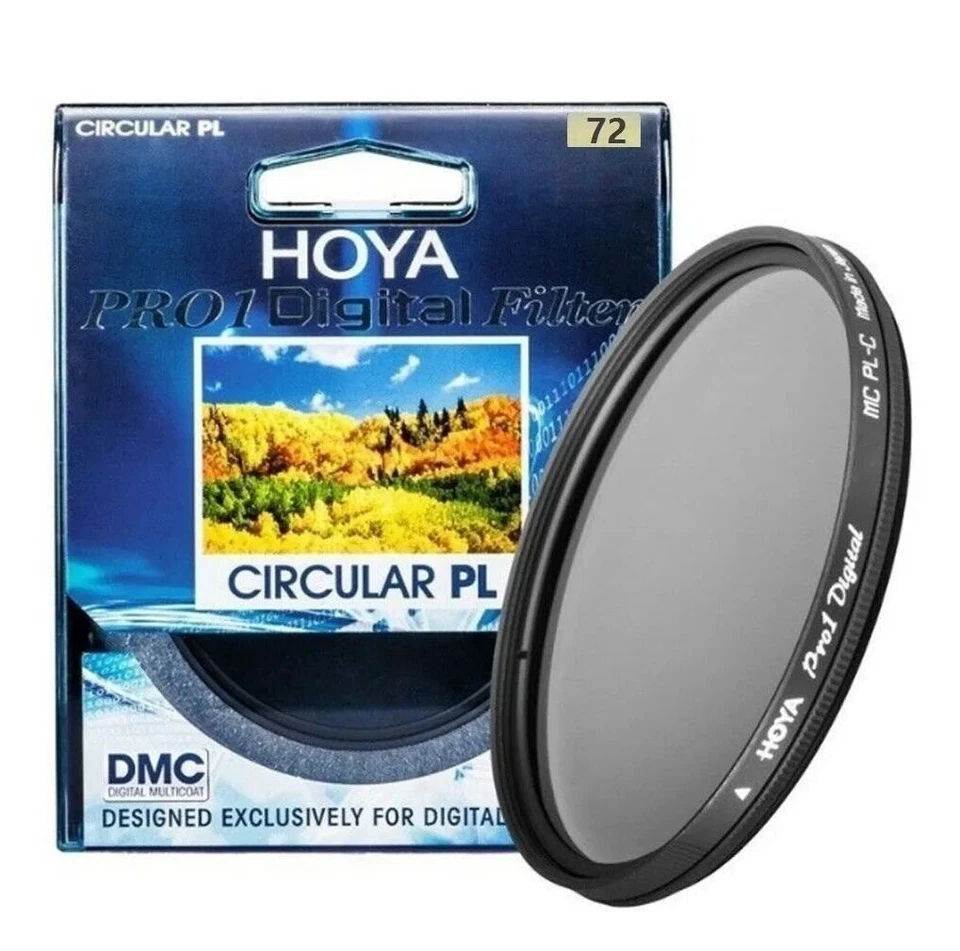 HOYA 72mm Pro1 CPL Digital CIRCULAR Polarizer Camera Lens Filter For SLR Camera - Image 1 of 4