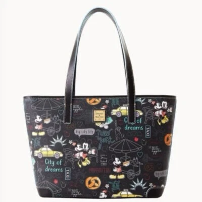 Bolso de Mano Disney Dooney & Bourke Ciudad de Nueva York Mickey & Minnie Mouse Nuevo con Etiquetas Foto 1 de 4