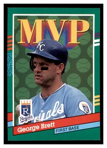 1991 Donruss #396 GEORGE BRETT Kansas City Royals ~G2Q