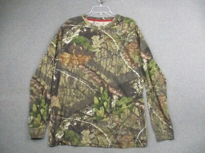 Mossy Oak Hunting Shirt Adult Large Camo Scent Control Long Sleeve EUC - Image 1 of 4