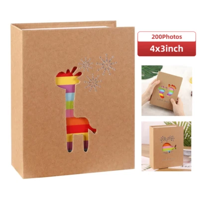 4x3" 200 Photo Album Scrapbook Kids Baby Album for Anniversary Birthday Day  - Image 1 of 4