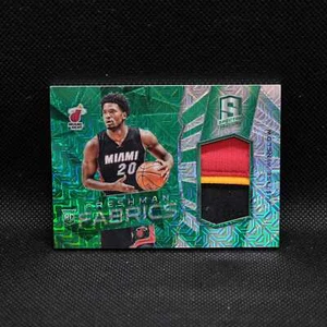 2015-16 Justise Winslow Spectra Freshman Fabrics /5 Green Prizm Rookie Patch - Picture 1 of 2
