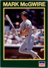 1990 Starline Long John Silver #11 Mark McGwire Oakland Athletics