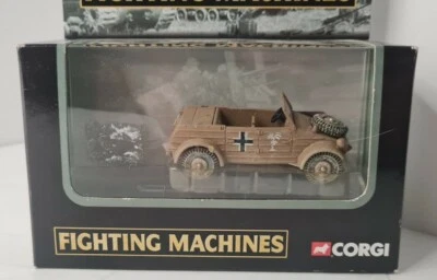 Corgi Fighting Machines Kuebelwagon German Afrika Korps CS90080 VW Thing - Image 1 of 4
