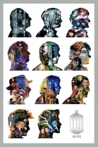 Doctor Who : Silhouette - Maxi Poster 61cm x 91.5cm new and sealed - Picture 1 of 1