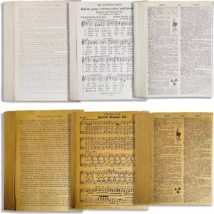 114 Pcs Aged Papers for Scrapbooking, Vintage Decoupage Paper Scrapbooking Suppl - Picture 1 of 9