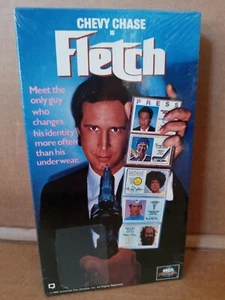 Vintage Chevy Chase Fletch MCA Print Universal Home Video VHS Factory Sealed New - Picture 1 of 3