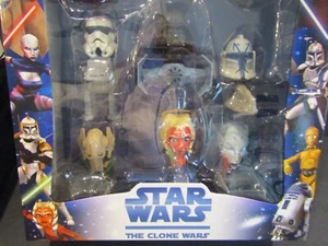 MCDONALD'S HAPPY FOOD Star Wars THE CLONE WARS Juego Completo Caja Original CREATA - Imagen 1 de 7