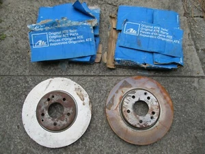 NEW Disc Brake Rotor PAIR ATE 450072 MB#2104211512,Brembo#52791 E430,CLK,SLK - Picture 1 of 8