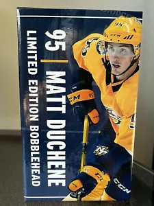 Matt Duchene #95 Nashville Predators Bobblehead Limited Edition 2020 Signed Box - Picture 1 of 14
