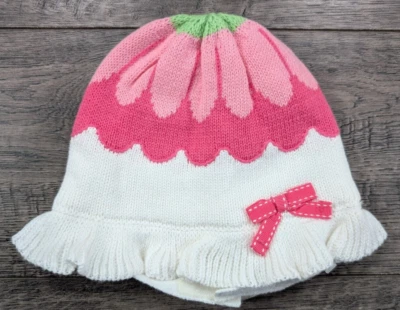 Ropa Bebé Niña Nuevo Gymboree 3-6 Meses Tortuga y Amigos Tejido Sombrero Foto 1 de 2