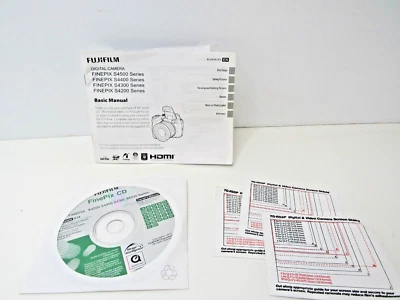 Fujifilm FinePix S4200 - S4500 Manual del propietario y cubiertas protectoras / CD #OM-A1 Foto 1 de 4