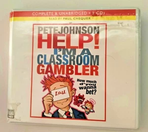 CD Audio Book Help I'm A Class Room Gambler. Pete Johnson 3 CDs  - Picture 1 of 5