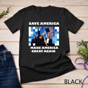 Camiseta Trump Save America - Make America Great Again Trump Hero - Imagen 1 de 14