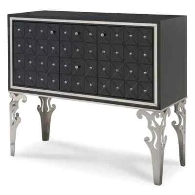 AICO by Michael Amini Hollywood Swank black sideboard - Image 1 of 4