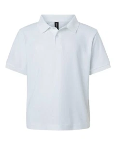 AllPro 62800Y Youth Pique Polo - Picture 1 of 15