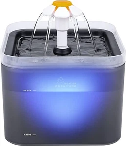 Katzenbrunnen, 67oz/2L, automatisch mit LED & Filter - Bild 1 von 5