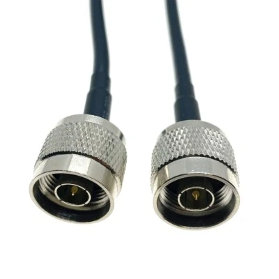 N Male Plug To N Type Male Adapter Jumper Pigtail Coax Cable RG58 cable Lot - Image 1 of 4