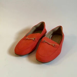 Core Life Womens Reed Buckle Round Toe Red Slip On Loafer Shoes Size US 7 - Picture 1 of 11