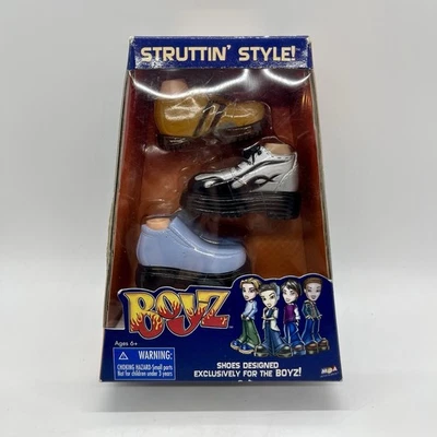Bratz Boyz Struttin Style Doll Boy Shoes New Flames Boots - Image 1 of 4