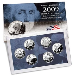 Juego de prueba del Distrito de Columbia y Territorios 2009-S con caja y certificado Como nuevo en Estados Unidos - Imagen 1 de 12