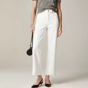 J.Crew 96' Slim Wide Leg Jeans White Denim Größe 25 Neu mit Etikett - Bild 1 von 10