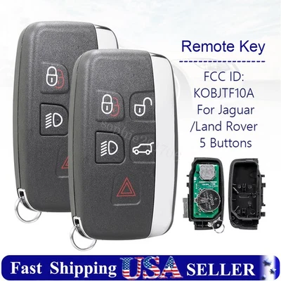 2 Replacement For 2012 - 2018 Land Rover Range Rover Evoque Sport Remote Key Fob - Image 1 of 4