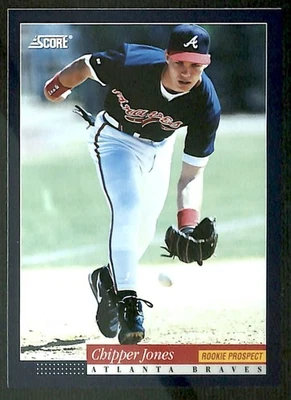 1994 Score #572 Chipper Jones Atlanta Braves - Image 1 of 2