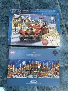 Falcon & Gibsons Weihnachten Puzzle 2 x 500 & 1 x 1000 Teile. MR24139 - Bild 1 von 5